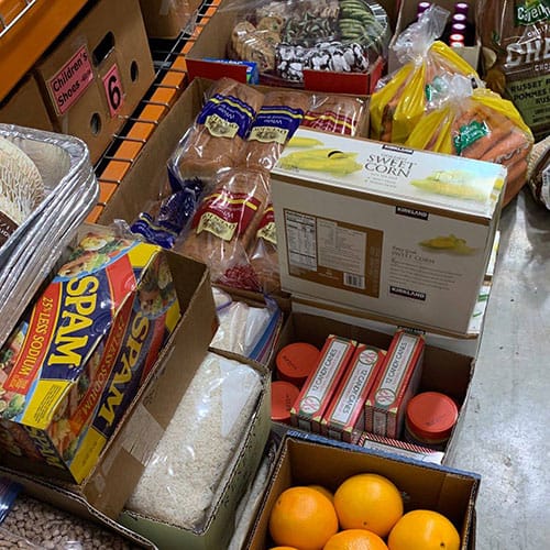 emergency food pantry donation spam